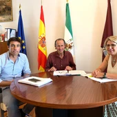 José María Román, alcalde de Chiclana, en rueda de prensa José María Román, alcalde de Chiclana, en rueda de prensa