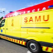 Ambulancia del SAMU. Ambulancia del SAMU.