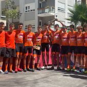 Equipo cadete ESETEC Pikolinos, de la Unión Ciclista Ilicitana.