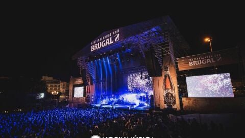 Escenario del No Sin M&uacute;sica en C&aacute;diz