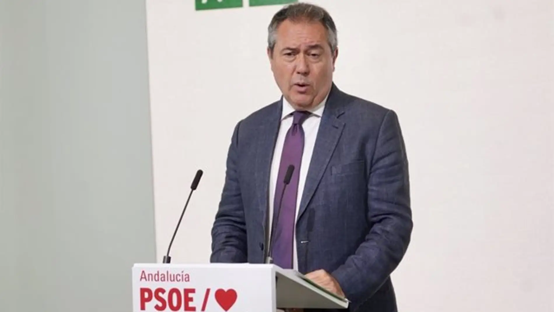 El secretario general del PSOE-A, Juan Espadas.