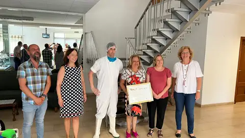 Entrega premio a Quesos Record Entrega premio a Quesos Record