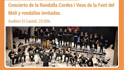 Actuación Rondalla Cordes i veus de Finestrat Actuación Rondalla Cordes i veus de Finestrat
