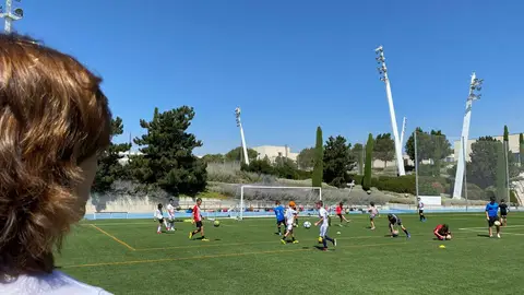 Más de 225 jóvenes de la provincia de Palencia visitan las instalaciones de entrenamiento del Real Madrid