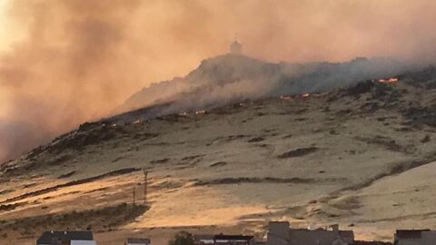 Incendio en Fuente el Fresno