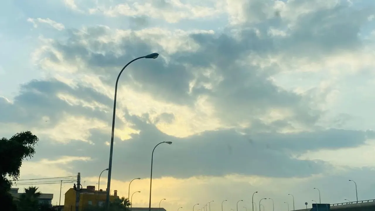 Nubes tras la ola de calor