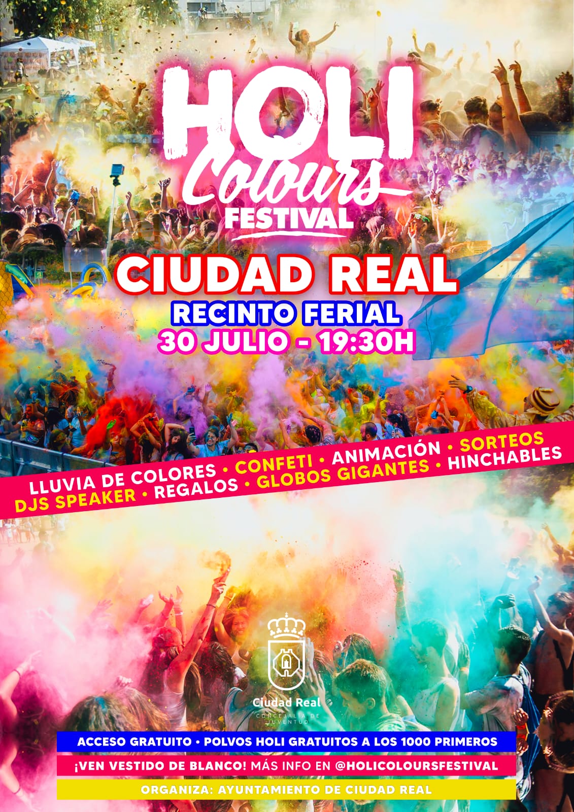 Los adolescentes tendrán su fiesta sin alcohol en la Pandorga, el "Holi Colours Festival" Los adolescentes tendrán su fiesta sin alcohol en la Pandorga, el "Holi Colours Festival"