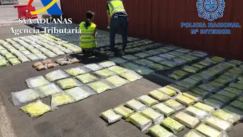 Intervenida una autocaravana con 534 kilos de cocaína con destino principal Euskadi