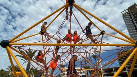 Actividades infantiles en la Cala de Finestrat