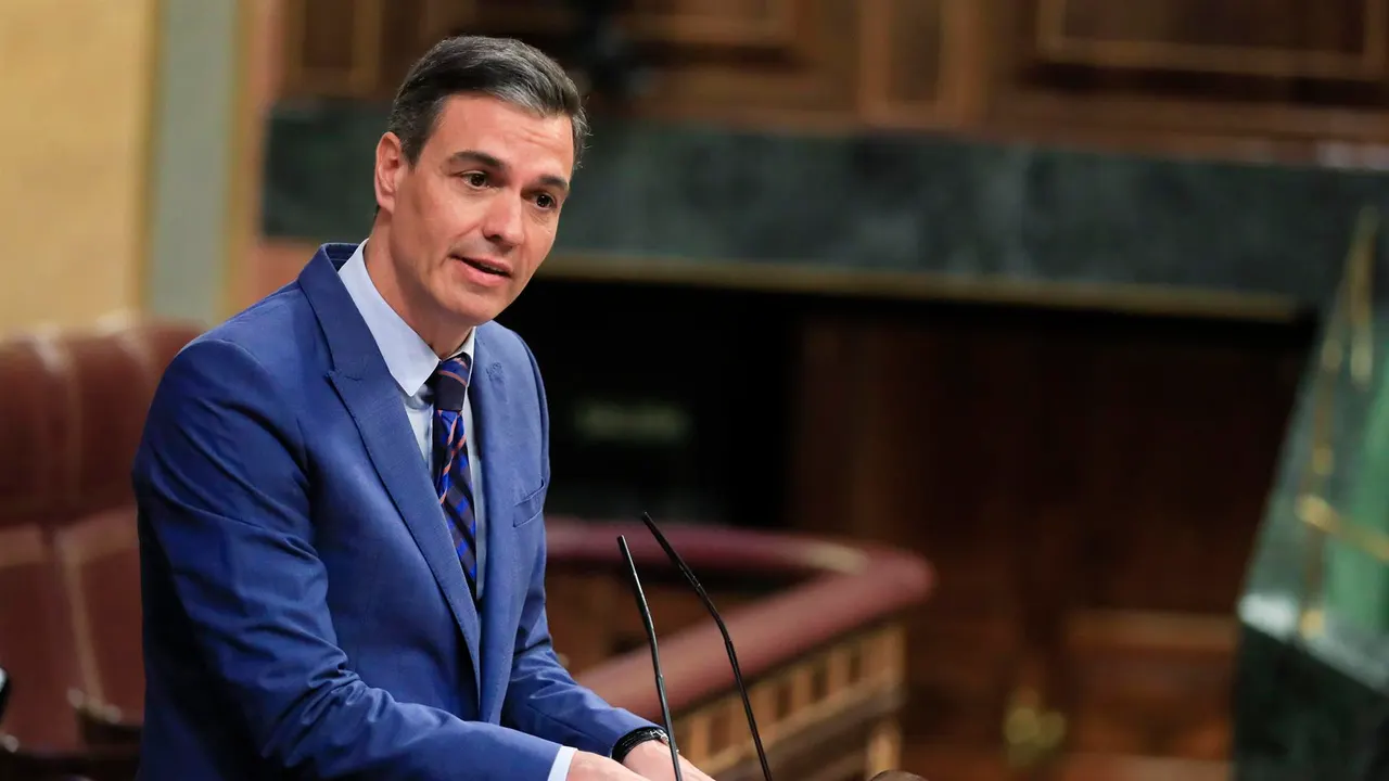 Pedro Sánchez, en el Congreso de los Diputados.