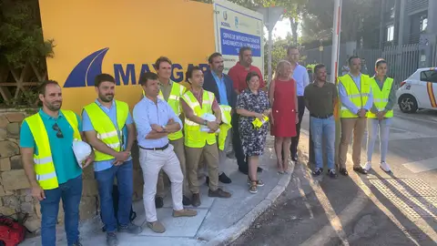 Comienzo obras saneamiento El Rosario Comienzo obras saneamiento El Rosario