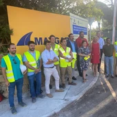 Comienzo obras saneamiento El Rosario Comienzo obras saneamiento El Rosario