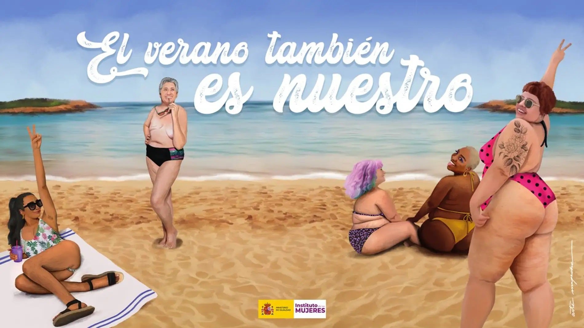 Una modelo de la campaña de Igualdad se queja de que el Gobierno ha usado su imagen sin permiso Una modelo de la campaña de Igualdad se queja de que el Gobierno ha usado su imagen sin permiso