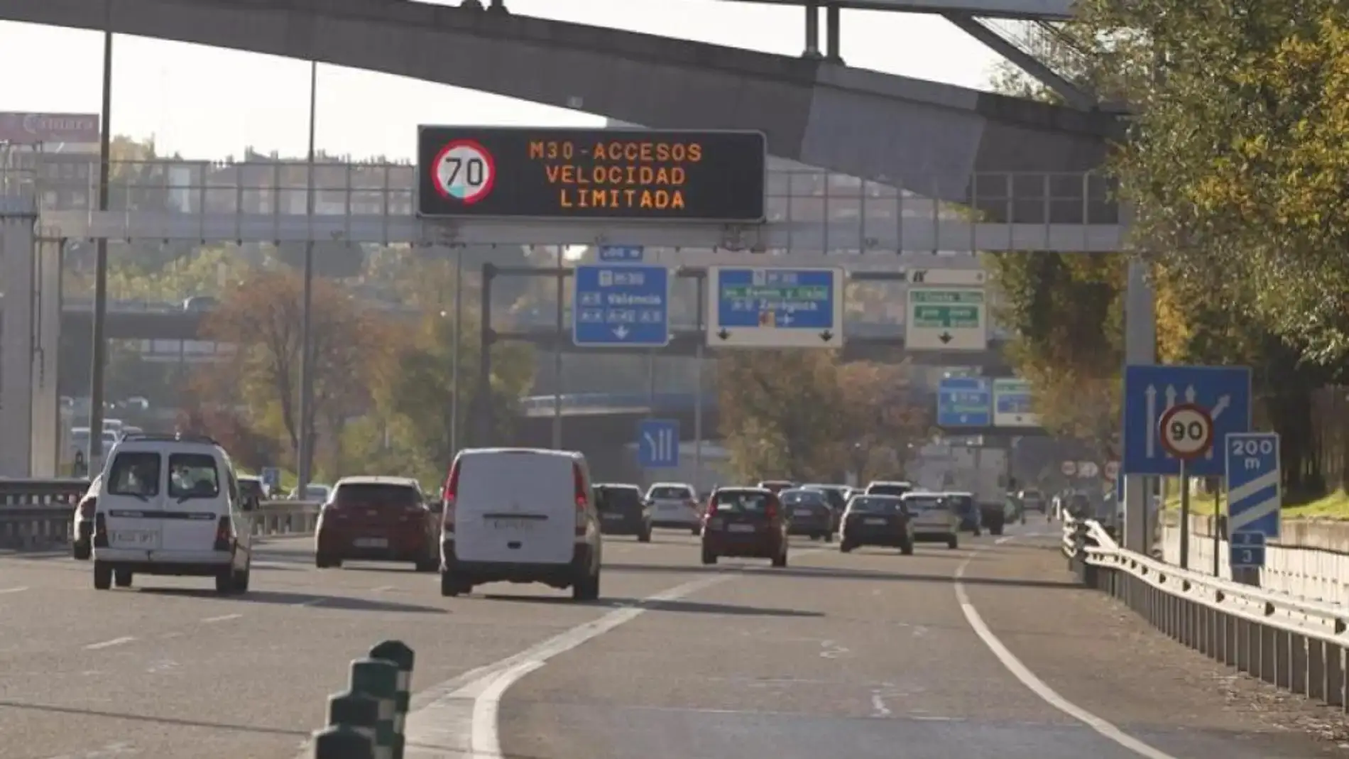 Los cortes tráfico de la M 30 previstos para el mes de agosto en Madrid