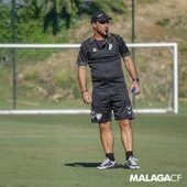 Pablo Guede, entrenador del Málaga CF Pablo Guede, entrenador del Málaga CF