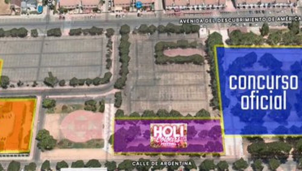 Distribución de las actividades del sábado en el recinto ferial