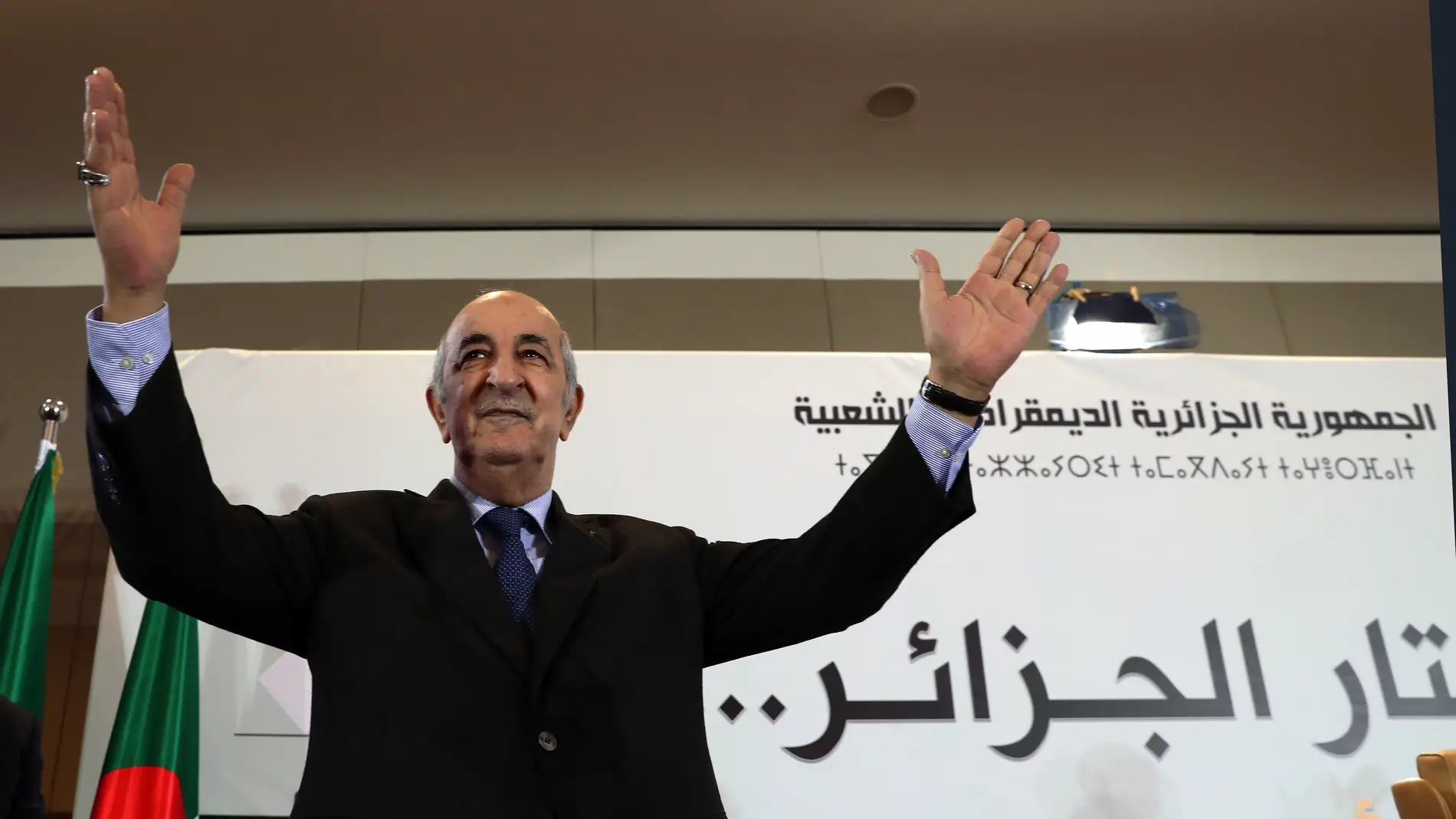 Algerian President Abdelmadjid Tebboune in a file image Algerian President Abdelmadjid Tebboune in a file image