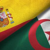 Bandera de España y Argelia