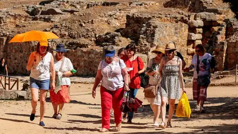Turistas en Mérida