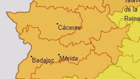 mapa meteorologico extremadura
