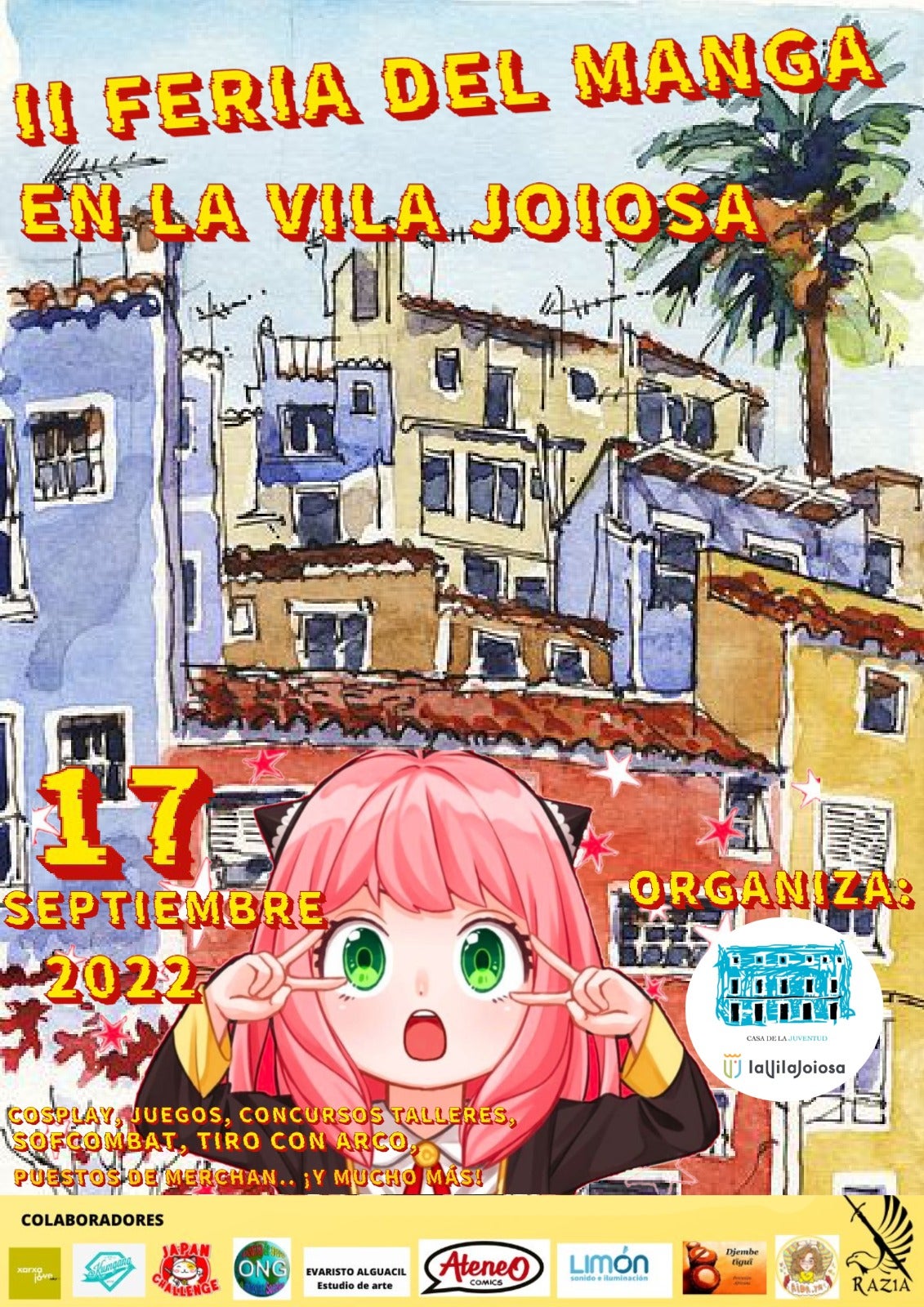 El ayuntamiento de La Vila Joiosa dea conocer los carteles y el programa de la II Feria del Manga El ayuntamiento de La Vila Joiosa dea conocer los carteles y el programa de la II Feria del Manga