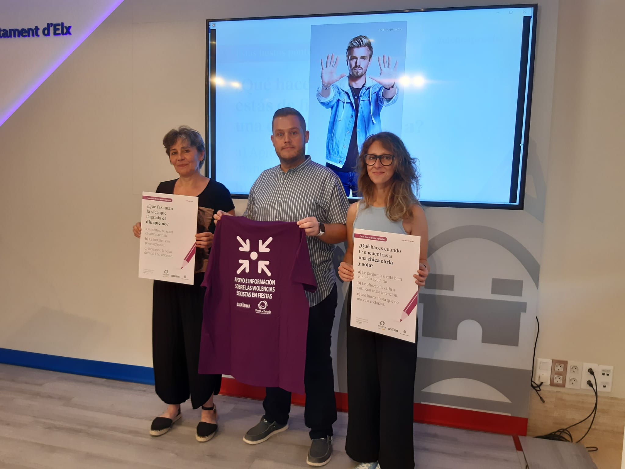 Las fiestas de Elche volverán a contar con puntos violeta de atención a víctimas de violencia machista Las fiestas de Elche volverán a contar con puntos violeta de atención a víctimas de violencia machista