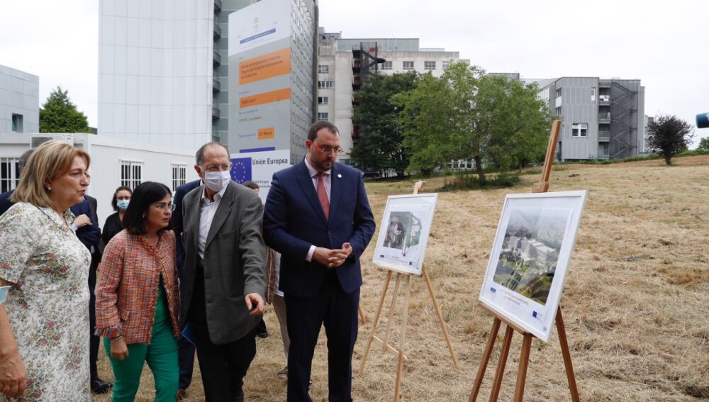 Presentación de la ampliación del Hospital de Cabueñes (Gijón)