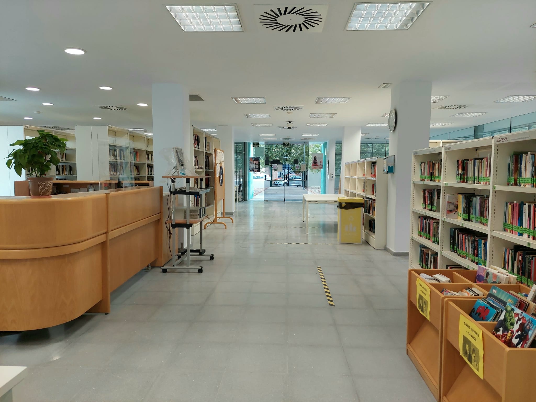 Finalizan las obras de mejora de la Biblioteca Municipal Martí i Gadea del barrio de Na Rovella de València Finalizan las obras de mejora de la Biblioteca Municipal Martí i Gadea del barrio de Na Rovella de València