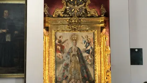 El cuadro del oratorio de la Virgen de la Asunción 