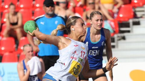 Alba D&iacute;az en partido