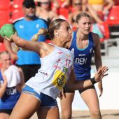 Alba Díaz en partido