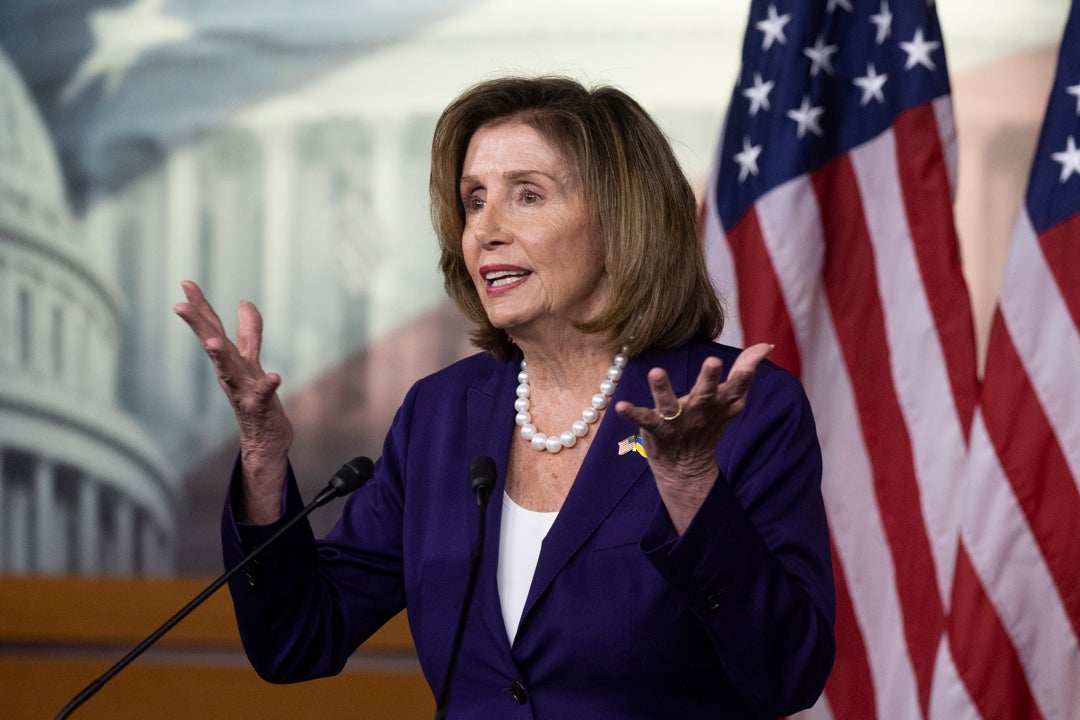 Nancy Pelosi asegura que Taiwán contrasta con China y es un "modelo para la región" Nancy Pelosi asegura que Taiwán contrasta con China y es un "modelo para la región"