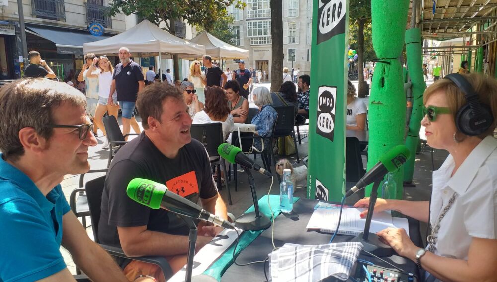 El alcalde y Celedón en las fiestas de Vitoria