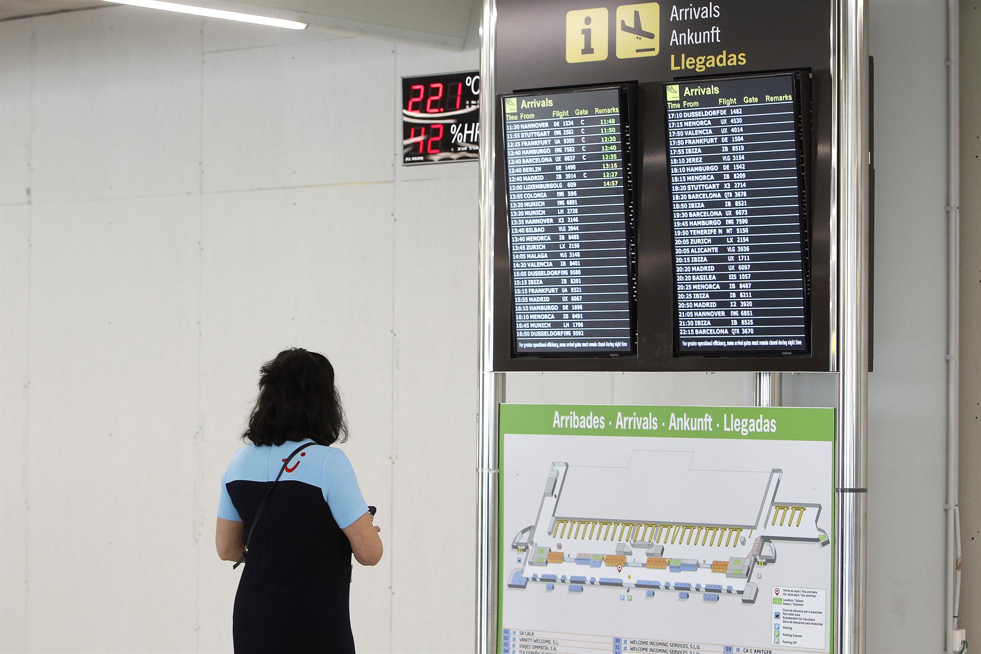 Los aeropuertos de Baleares operan este fin de semana 6110 vuelos, sólo siete vuelos menos que en 2019 Los aeropuertos de Baleares operan este fin de semana 6110 vuelos, sólo siete vuelos menos que en 2019