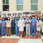 El equipo de coordinación de trasplantes del Hospital Doctor Balmis de Alicante
