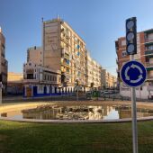 La rotonda de la Plaza Alberto Mateos está desde hoy regulada por semáforos