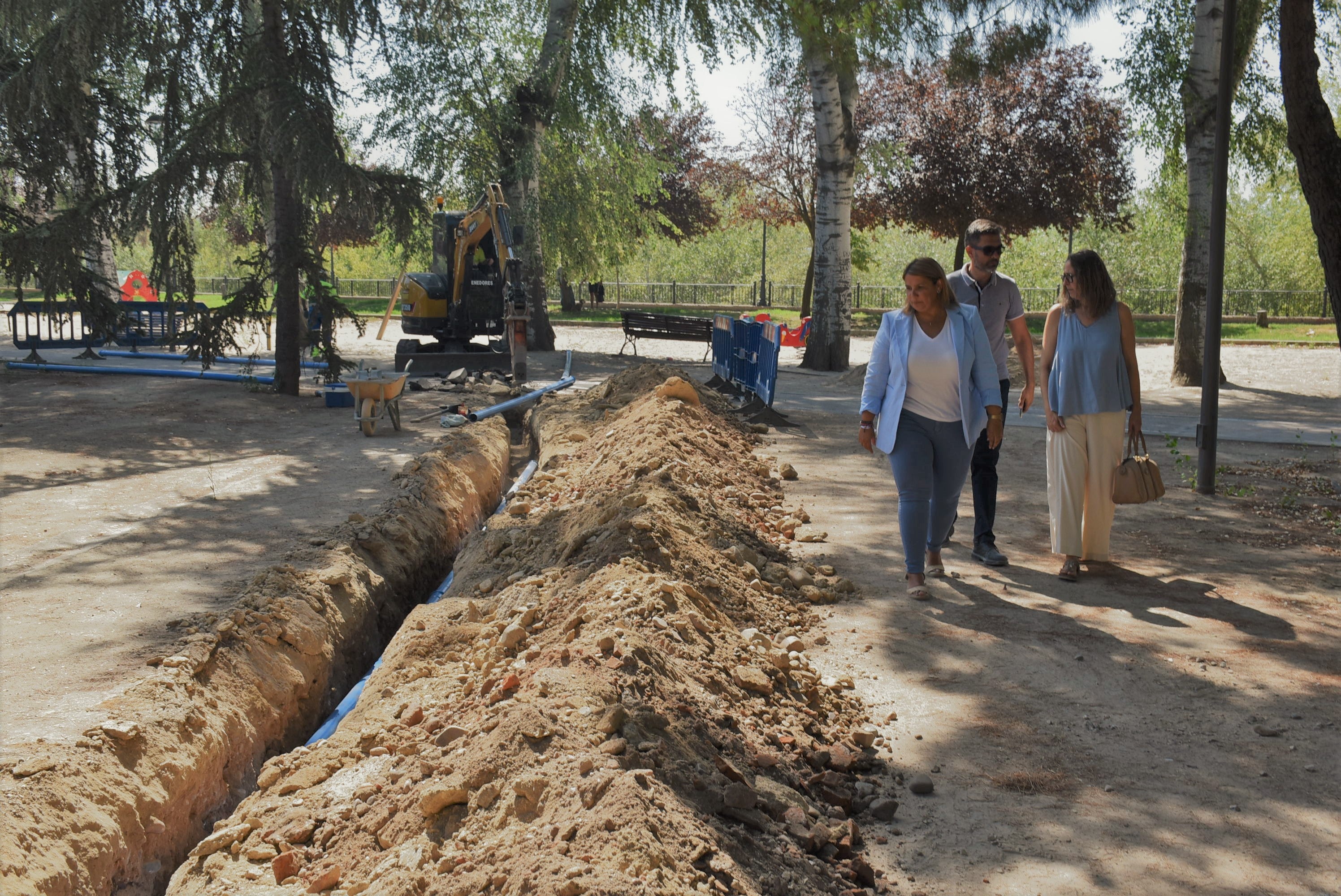 Nueva obra para mejorar la calidad del agua que llega a los lagos de La Alameda Nueva obra para mejorar la calidad del agua que llega a los lagos de La Alameda