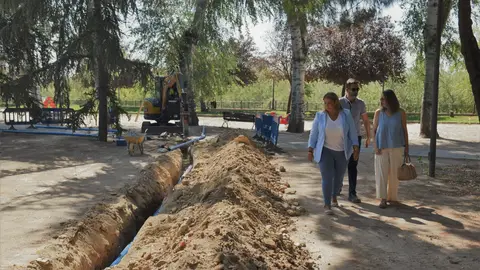 Nueva obra para mejorar la calidad del agua que llega a los lagos de La Alameda Nueva obra para mejorar la calidad del agua que llega a los lagos de La Alameda