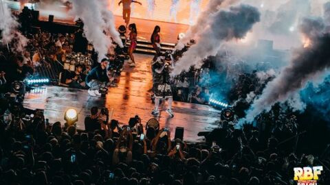 Imagen de archivo del escenario del 'Reggaeton Beach Festival'