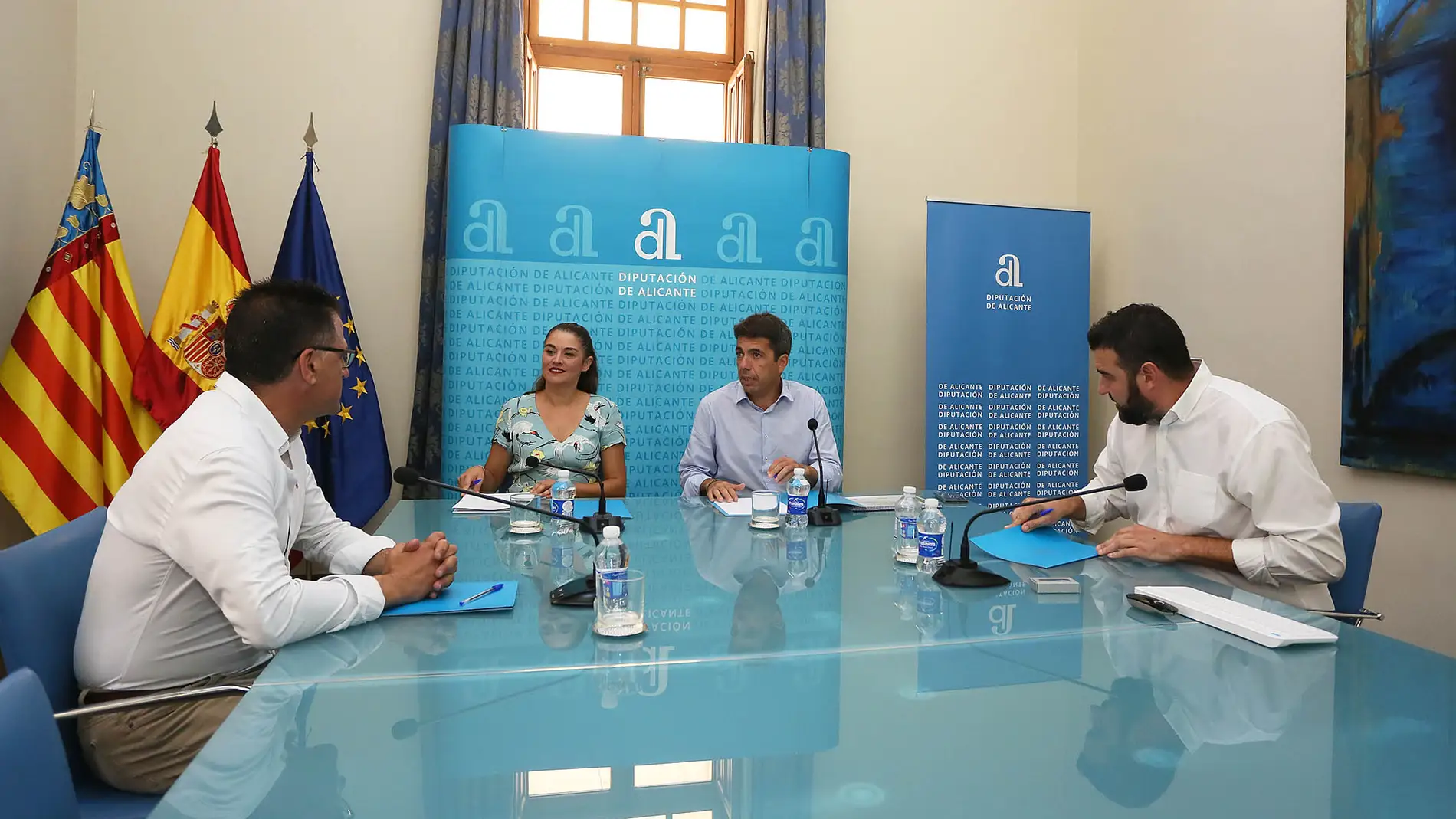 Reunión en la Diputación de Alicante para la aprobación de la propuesta de transición ecológica