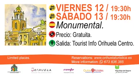 María García Zafra, Concejala de Turismo de Orihuela "Hemos preparado muchas y variadas rutas este verano" rutas