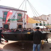 Preparativos pisto gigante Villanueva de los Infantes Preparativos pisto gigante Villanueva de los Infantes