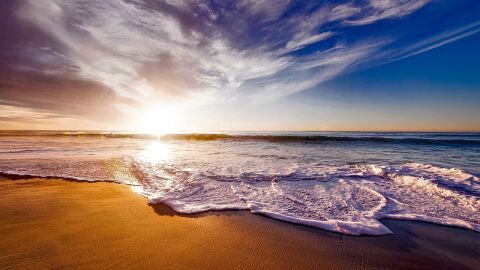 Vacaciones de verano en la playa 