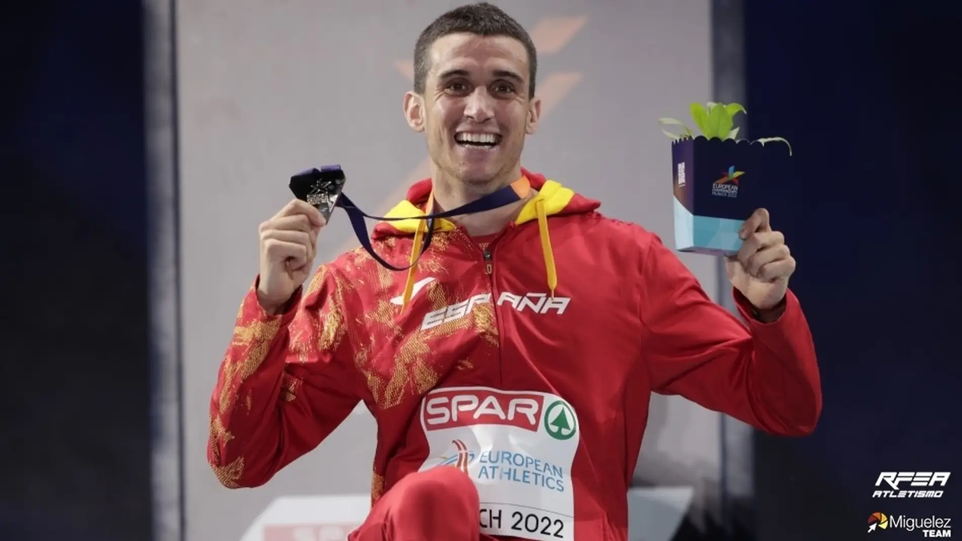 Mariano García, campeón de Europa de los ochocientos metros