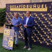 El director del rally, Pimpi López Juderías, y el consejero de cultura, Felipe Faci
