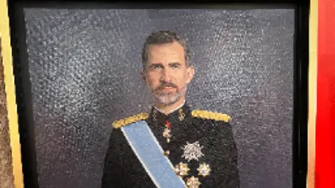 Retrato de Felipe VI. Retrato de Felipe VI.