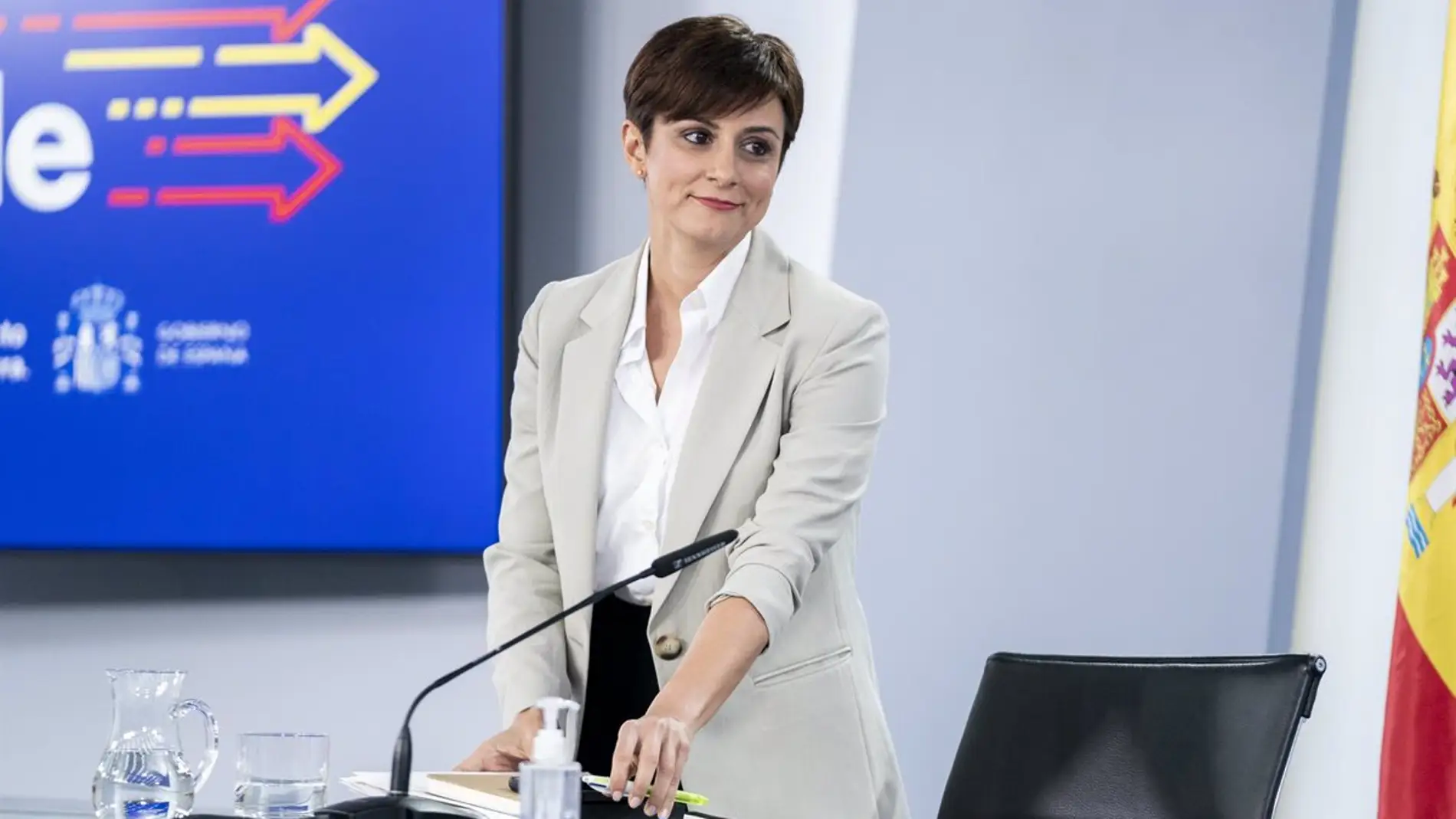 La portavoz del Ejecutivo y ministra de Política Territorial, Isabel Rodríguez.