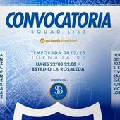Convocatoria del Málaga - Las Palmas Convocatoria del Málaga - Las Palmas
