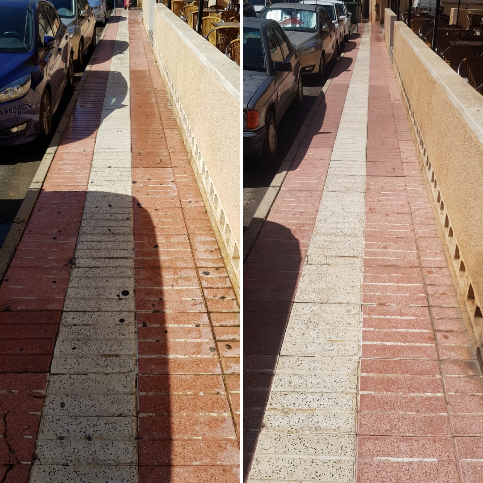 Finestrat refuerza su limpieza en aceras con maquinaria especial a presión Finestrat refuerza su limpieza en aceras con maquinaria especial a presión