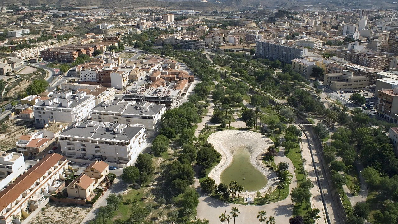 Vistas aéreas de Elda